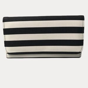 KUT FROM THE KLOTH COATED CANVAS STRIPED WALLET